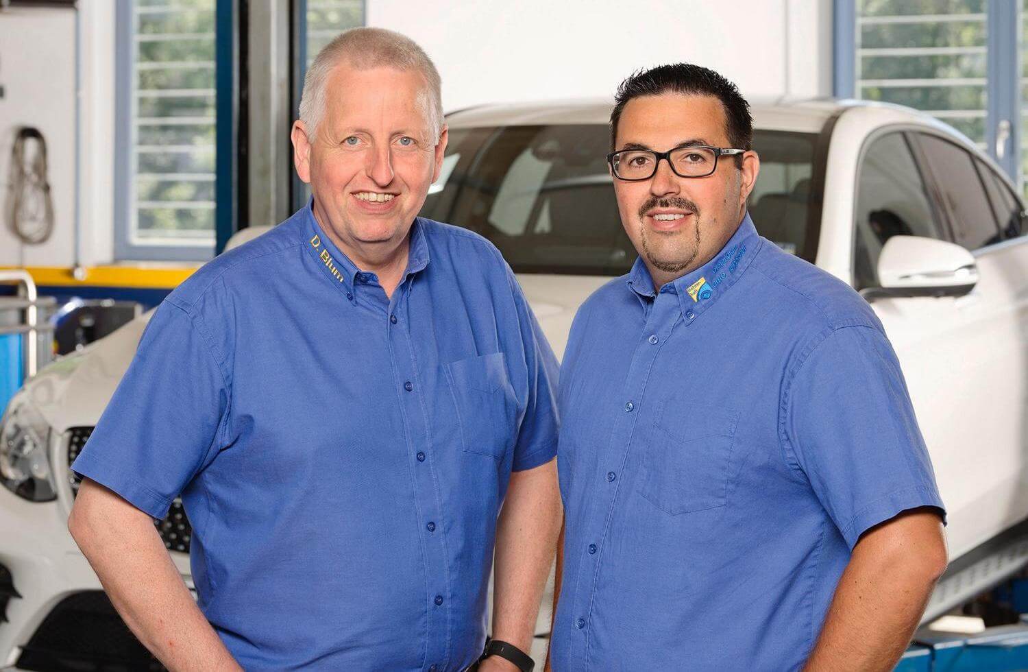 Autoreparatur Blum und Kröll Chefs